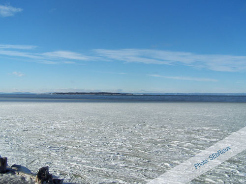 Le Fleuve St-Laurent à la hauteur de Trois-Pistoles